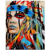 Paint by Numbers Indian Headdress